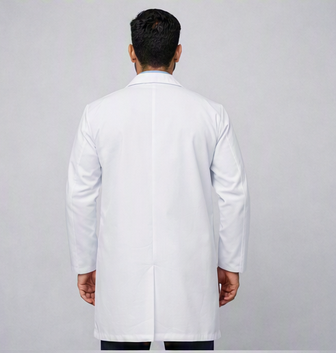 Classic White Doctor’s Coat – Professional Medical Apron