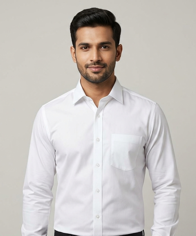 White PC Formal Shirt