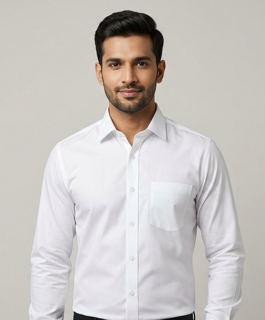 White PC Formal Shirt