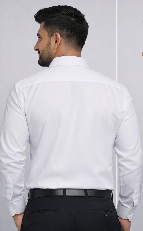 White PC Formal Shirt