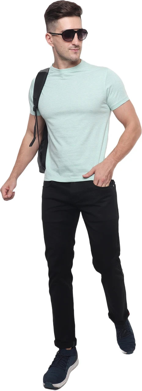 Melange Mint Green T-Shirt