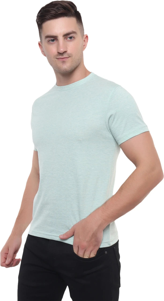 Melange Mint Green T-Shirt