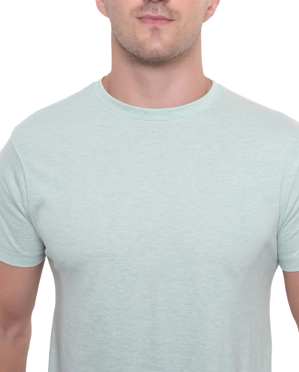 Melange Mint Green T-Shirt