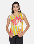 Vibrant sleeveless top