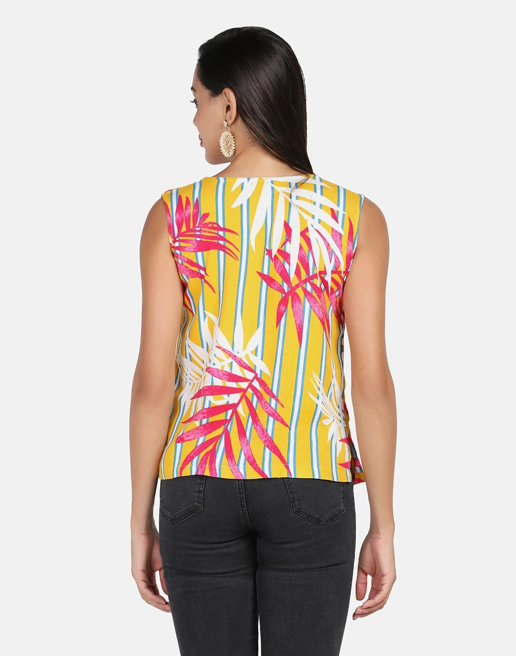 Vibrant sleeveless top