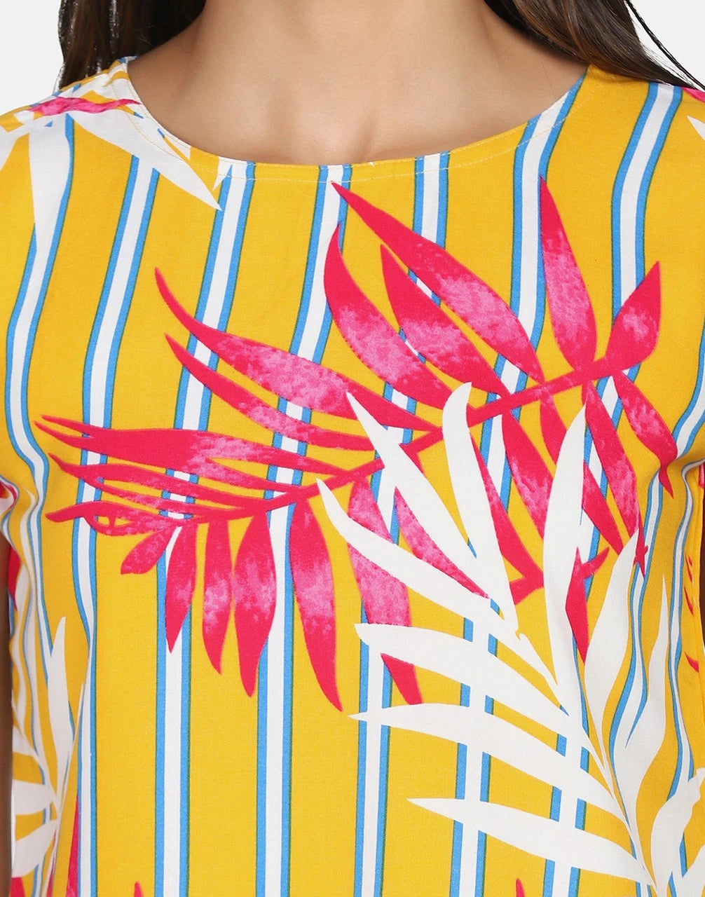 Vibrant sleeveless top